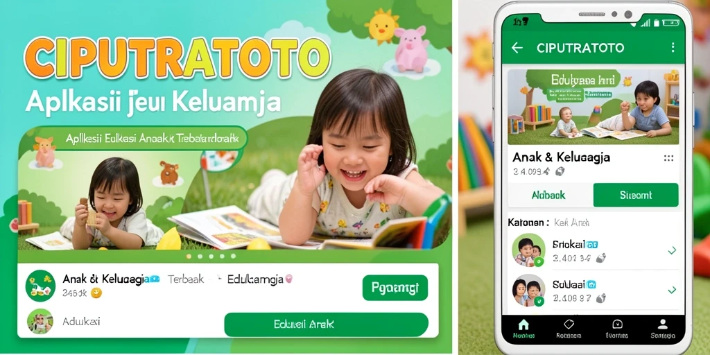 Antarmuka aplikasi CIPUTRATOTO yang menarik untuk pendidikan anak.