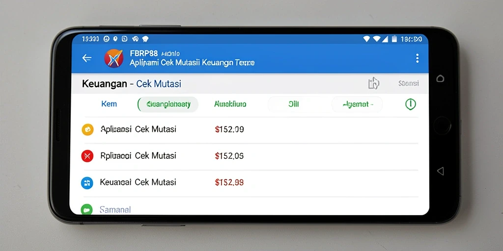 Screenshot utama FBRP88 menampilkan antarmuka cek mutasi yang sederhana dan informatif.