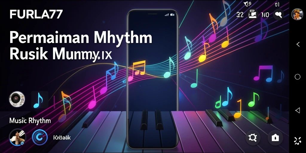 Tangkapan layar dari antarmuka permainan FURLA77 yang menampilkan aksi rhythm yang seru.