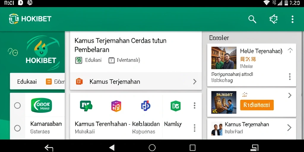 Tampilan antarmuka HOKIBET yang mudah digunakan untuk terjemahan.