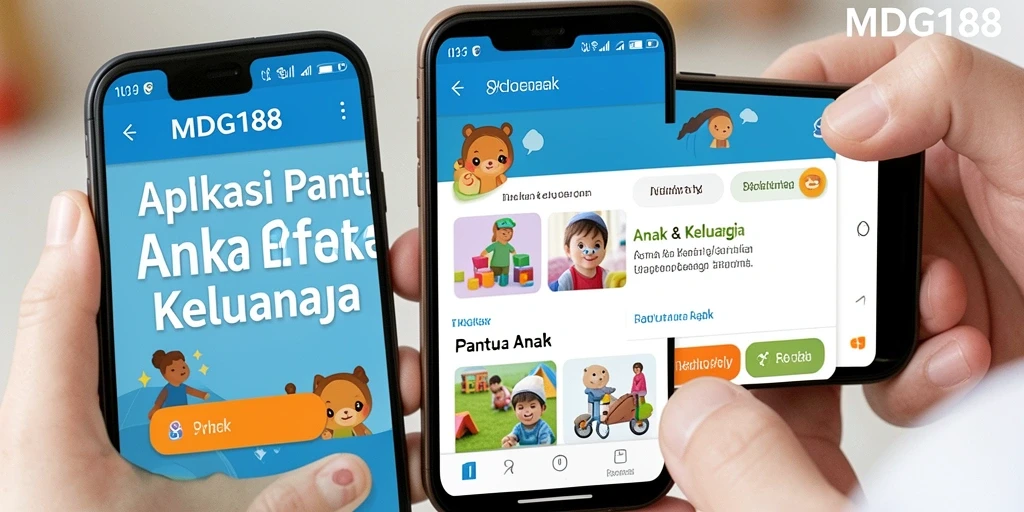 Antarmuka MDG188 yang mudah digunakan untuk memantau anak.