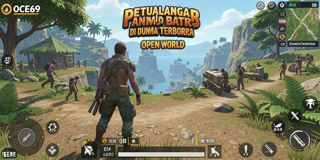 Antarmuka dan pengalaman eksplorasi di OCE69 yang mendebarkan.