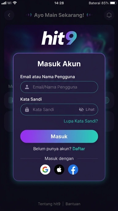 Masuk Akun hit9 untuk Pengguna Android Indonesia